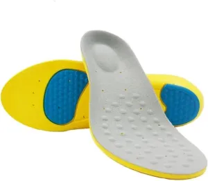 Sport Breathable Insole Soft Foot Care Shoe Inserts Pad Shoe Cool Deodorant Orthotic PU Insole Tool(Medium)