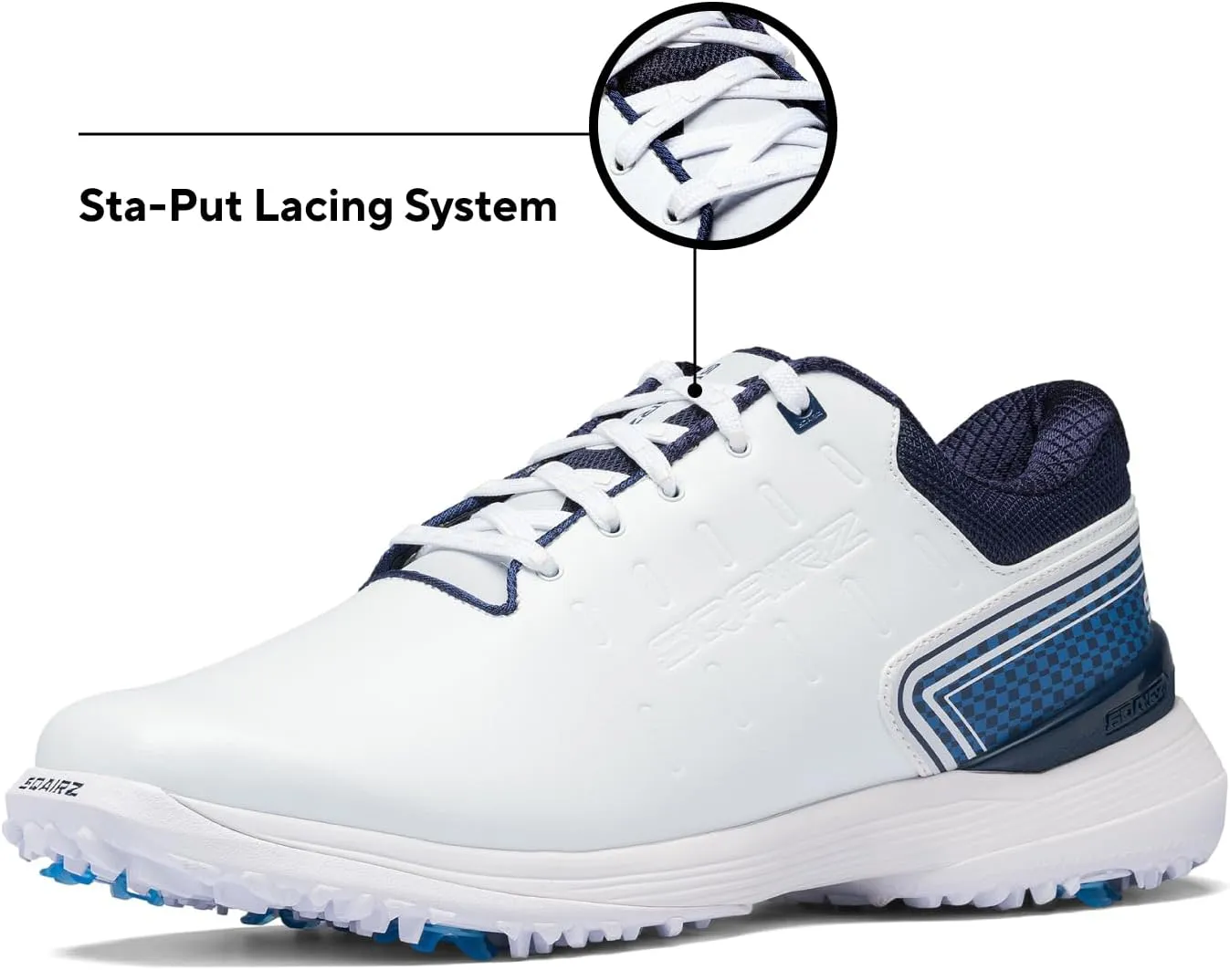 SQAIRZ Speed ProS2 Men's Athletic Golf Shoes, Designed for Balance & Performance, Replaceable Spikes, Waterproof