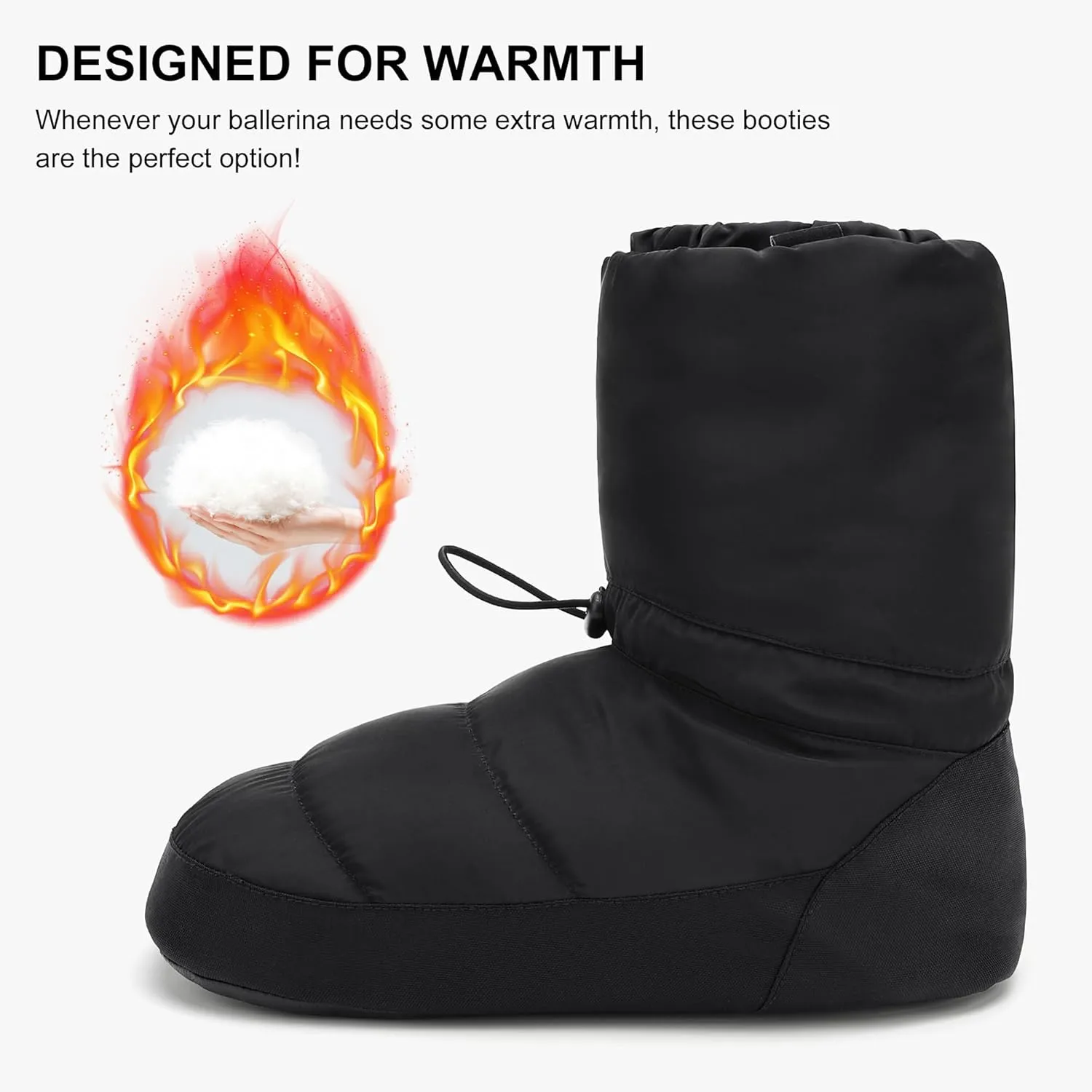Stelle Dance Warm Up Booties Ballet Slipper Women's Dance Boots Shoes