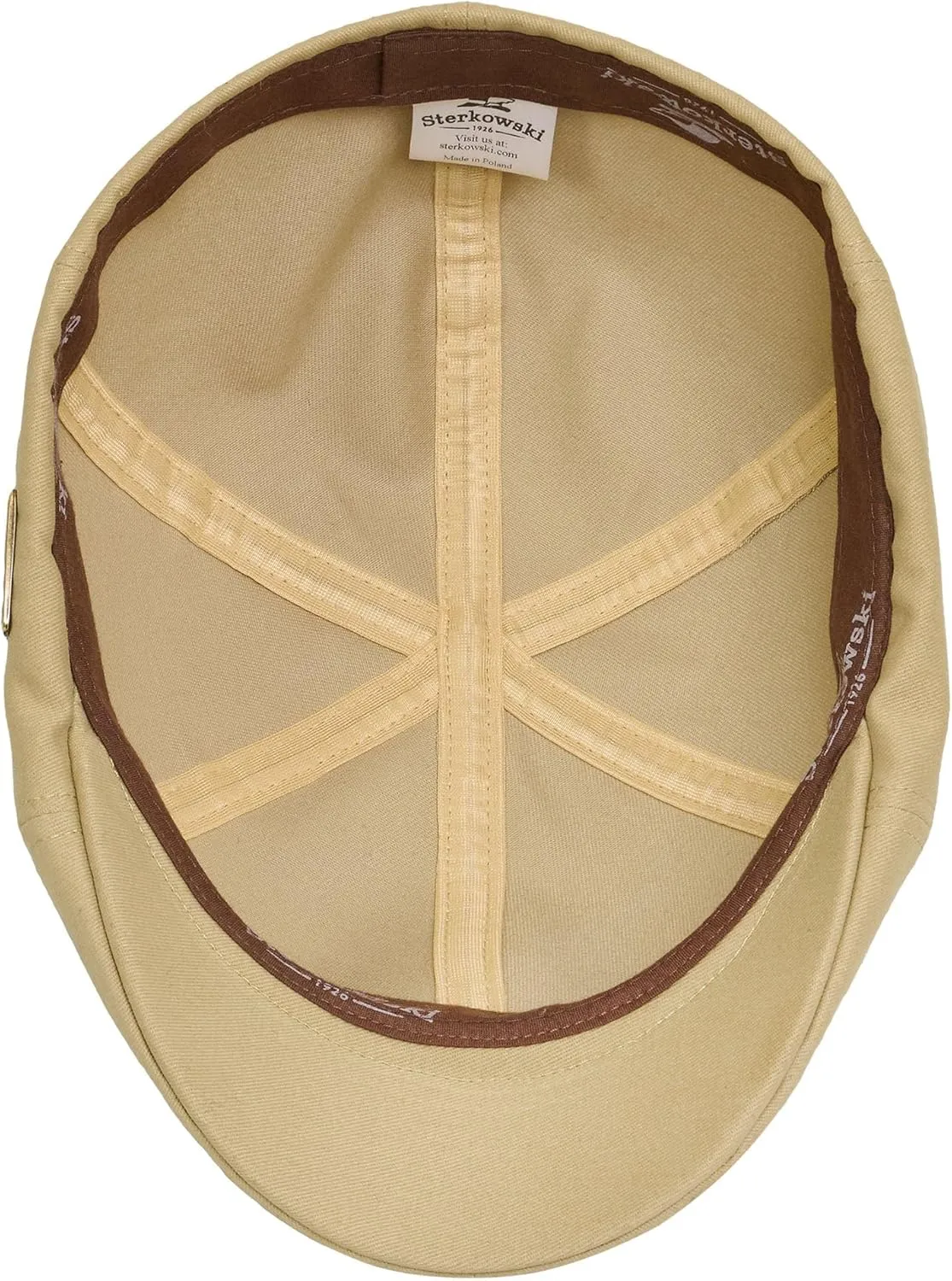 Sterkowski Rusty Cap | 100% Softened Cotton Duckbill Cap for Men and Women | Airy and Breathable Flat Cap