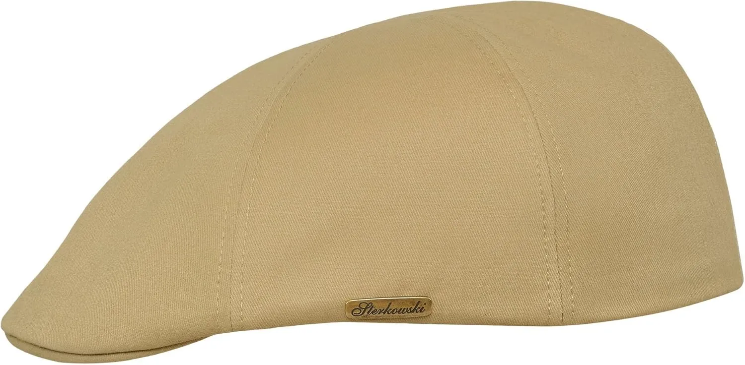 Sterkowski Rusty Cap | 100% Softened Cotton Duckbill Cap for Men and Women | Airy and Breathable Flat Cap