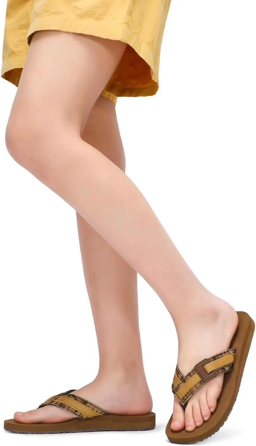 STQ Orthopedic Flip Flops for Women丨Beach Sandals with Arch Support for Plantar Fasciitis Relief