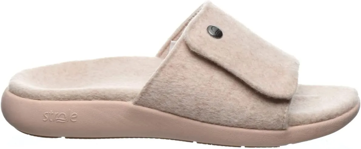 Strole Den Women's Wool Slippers with Orthotic Arch Support