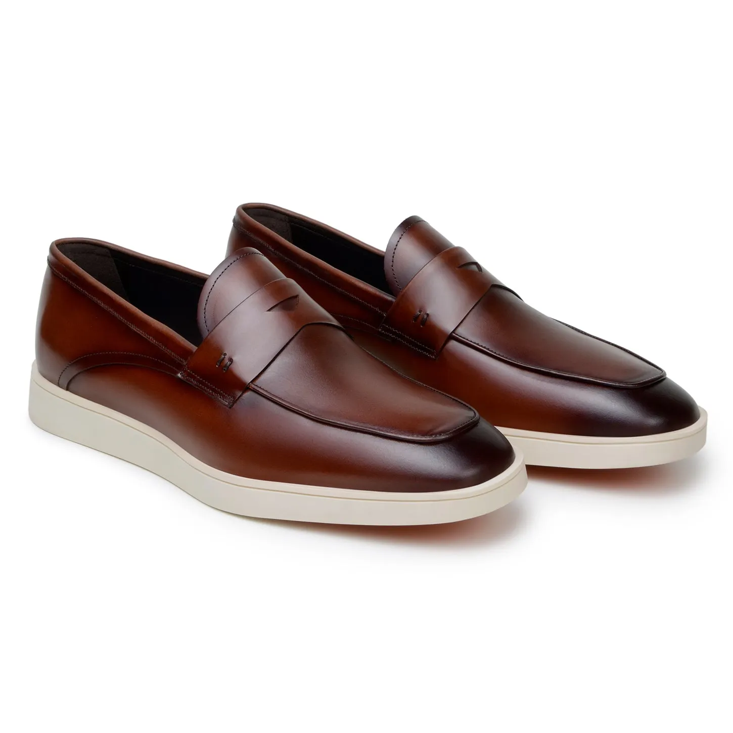 Studio Belvedere Maurizio Men's Shoes Nappa Leather Penny Loafer (SBV1007)