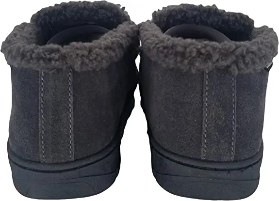 Suede Grey Sherpa Leather Multi-functional Indoor Outdoor Slippers Ankle Budget-friendly Lined Clarks Bootie