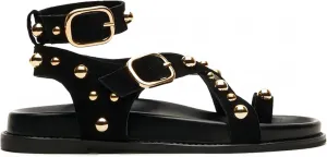 Summer Flat Sandals for Women Beaded Studded Strappy Boho Sandals Casual Beach Shoes Comfy Walking Party Dress Flip Flops Shoes
