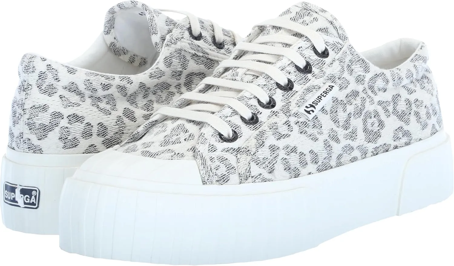 Superga Women's 2631 Stripe Platform Sneaker
