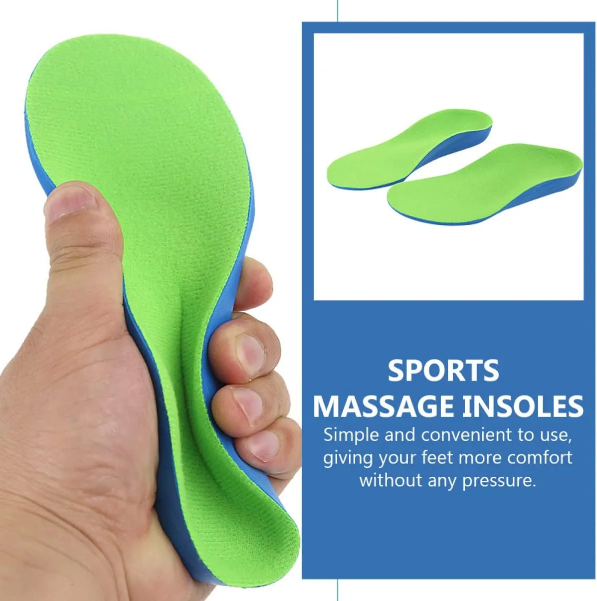 Support Pad for Boys and Girls Flatfoot Shoe Inserts Arch Cushion Foot Corrective Insole for Boys and Girls Breathable and Comfortable