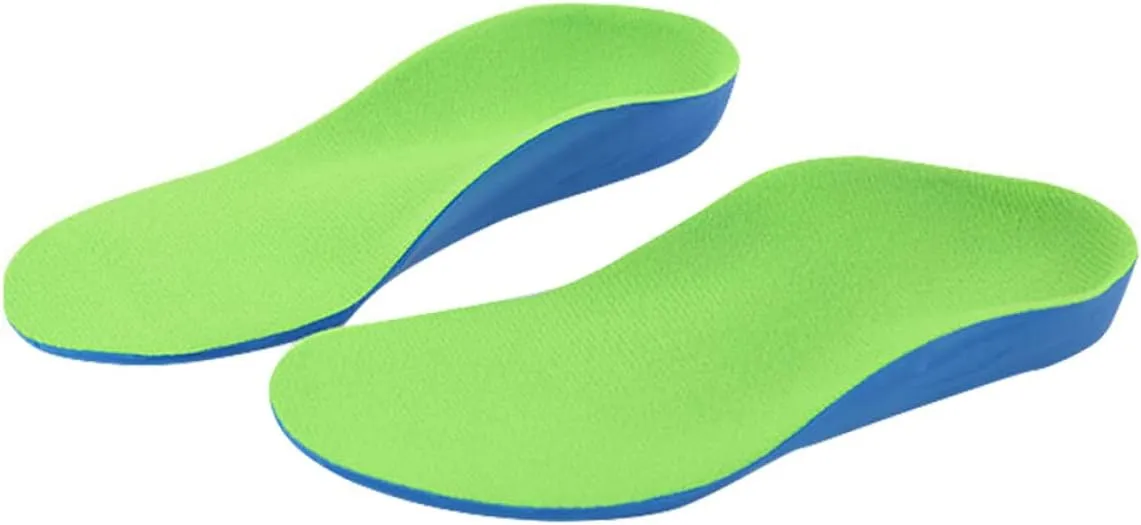 Support Pad for Boys and Girls Flatfoot Shoe Inserts Arch Cushion Foot Corrective Insole for Boys and Girls Breathable and Comfortable