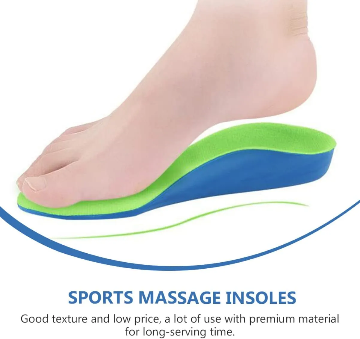 Support Pad for Boys and Girls Flatfoot Shoe Inserts Arch Cushion Foot Corrective Insole for Boys and Girls Breathable and Comfortable