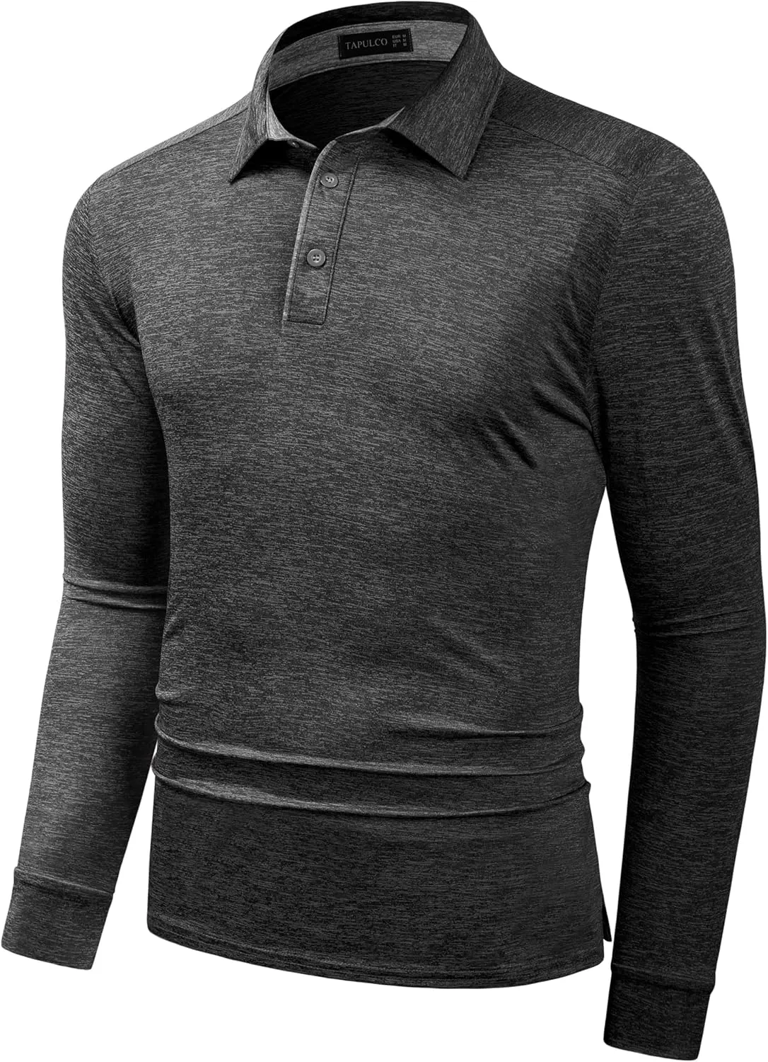 TAPULCO Mens Quick Dry Golf Shirts Casual Athletic Stretch Sports Polo Collared T-Shirts