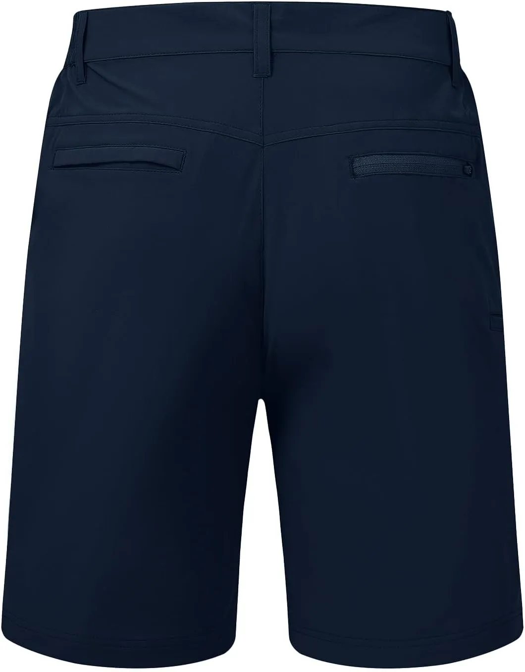 TBMPOY Men's Shorts Golf 9" Casual Elastic Waist Quick Dry Flat Front Travel Shorts with 5 Pockets