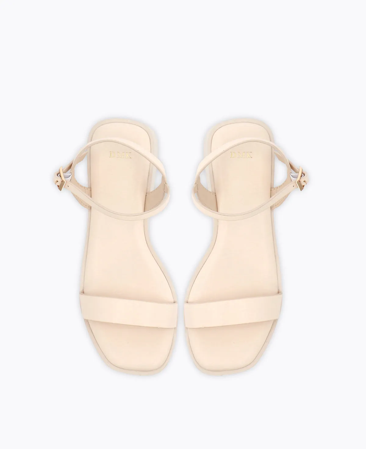 Teagan Platform Sandals - Beige