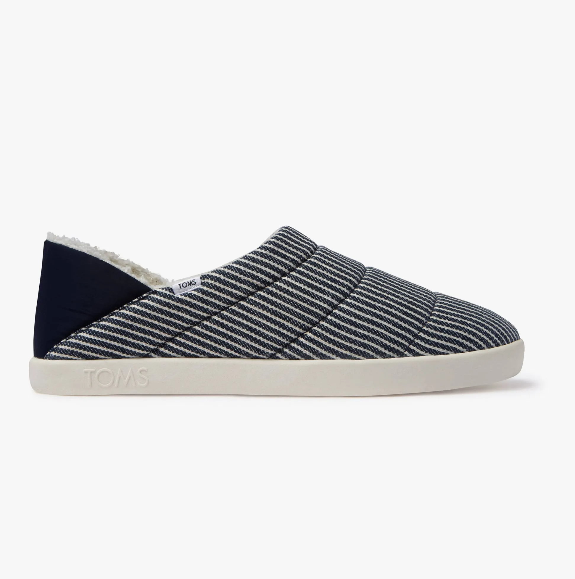 TOMS EZRA Mens Full Slippers Navy