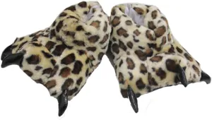 TONWHAR Animal Paw Claw Shoes Fuzzy Faux Fur Warm Novelty Costume Slippers