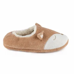 Totes Toasties NOVELTY FOX Womens Full Slippers Multi
