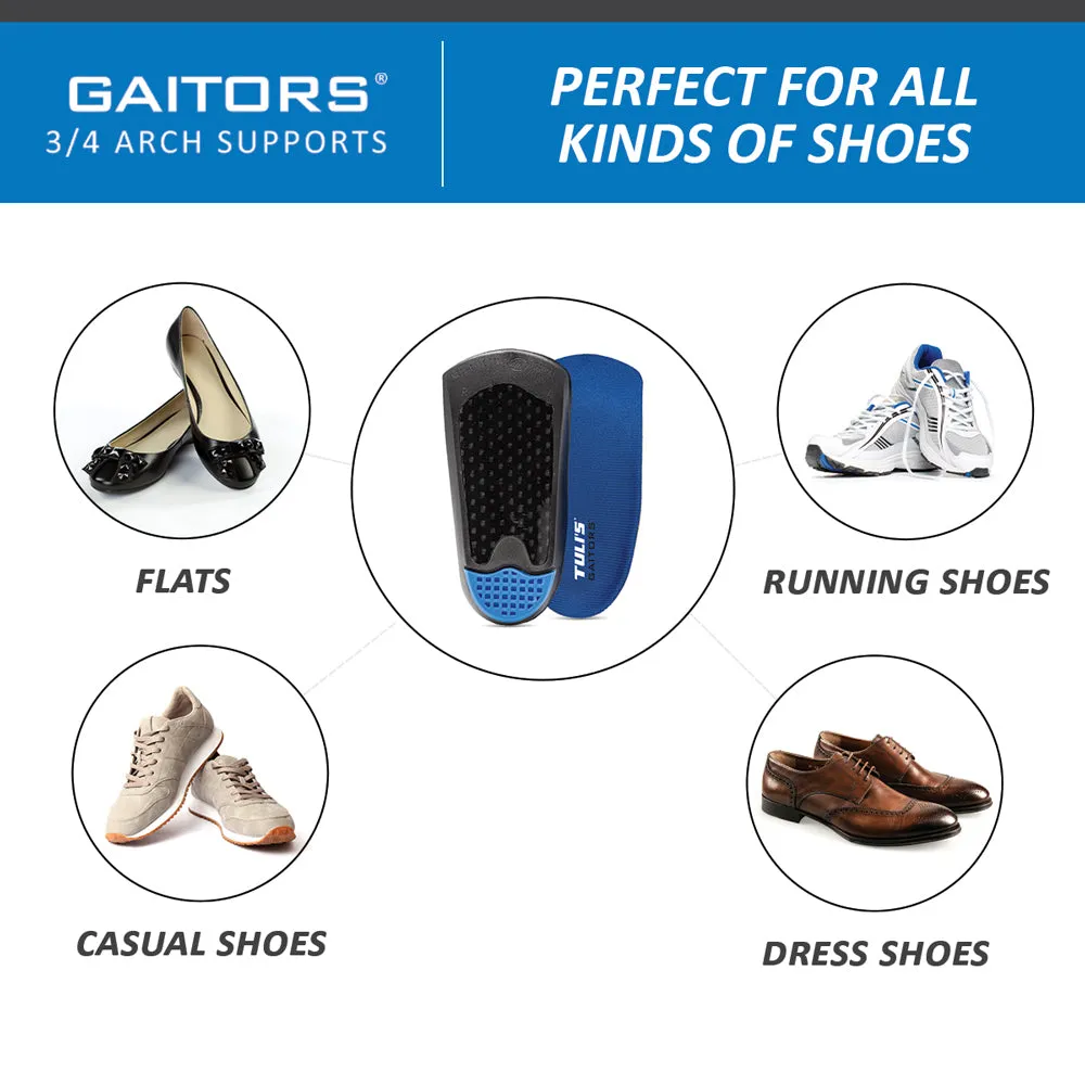 Tuli's Gaitors 3/4 Arch Support Insoles