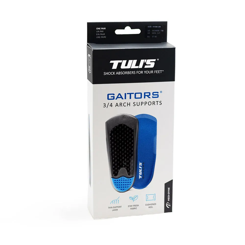 Tuli's Gaitors 3/4 Arch Support Insoles