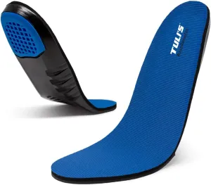 Tuli's RoadRunners, Shoe Replacement Arch Support Insoles with Shock Absorption and Cushioning, Small