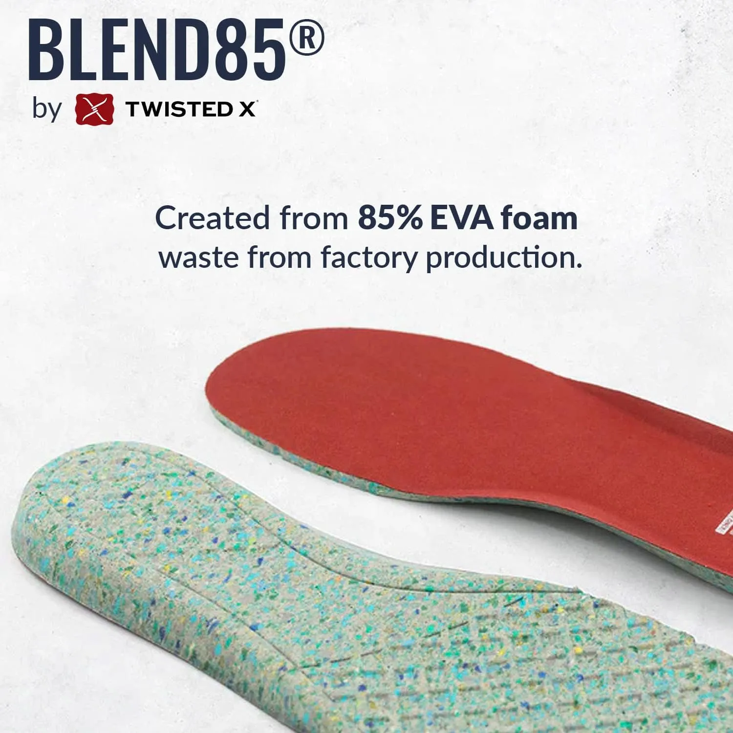 Twisted X Women's Blend Regular Round Toe Shoe Pad Orthotic Inserts for All Day Comfort and Support, 10