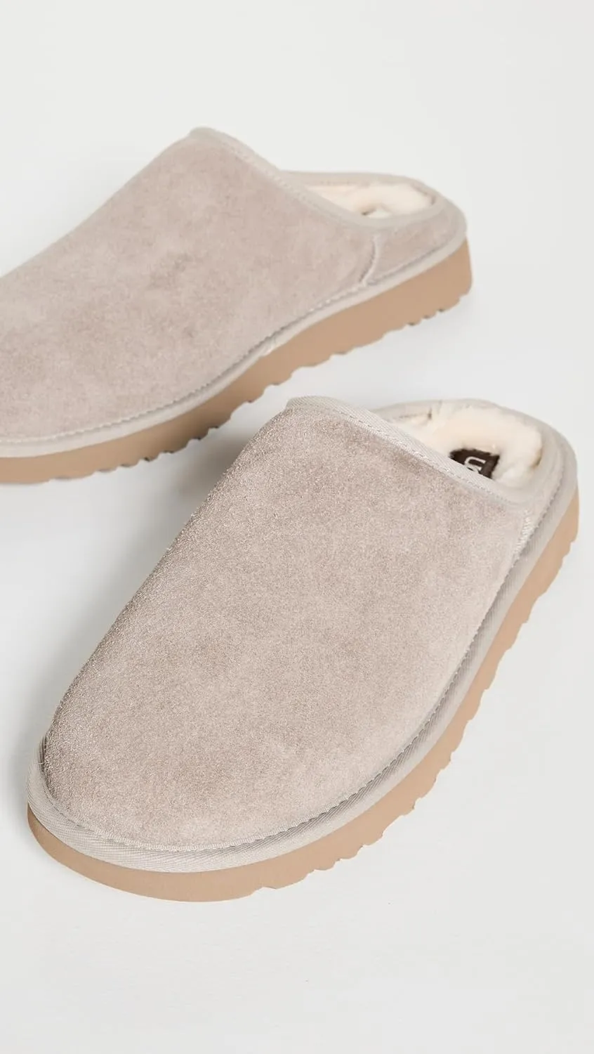 UGG Men's Classic Slip On Shaggy Suede Slipper