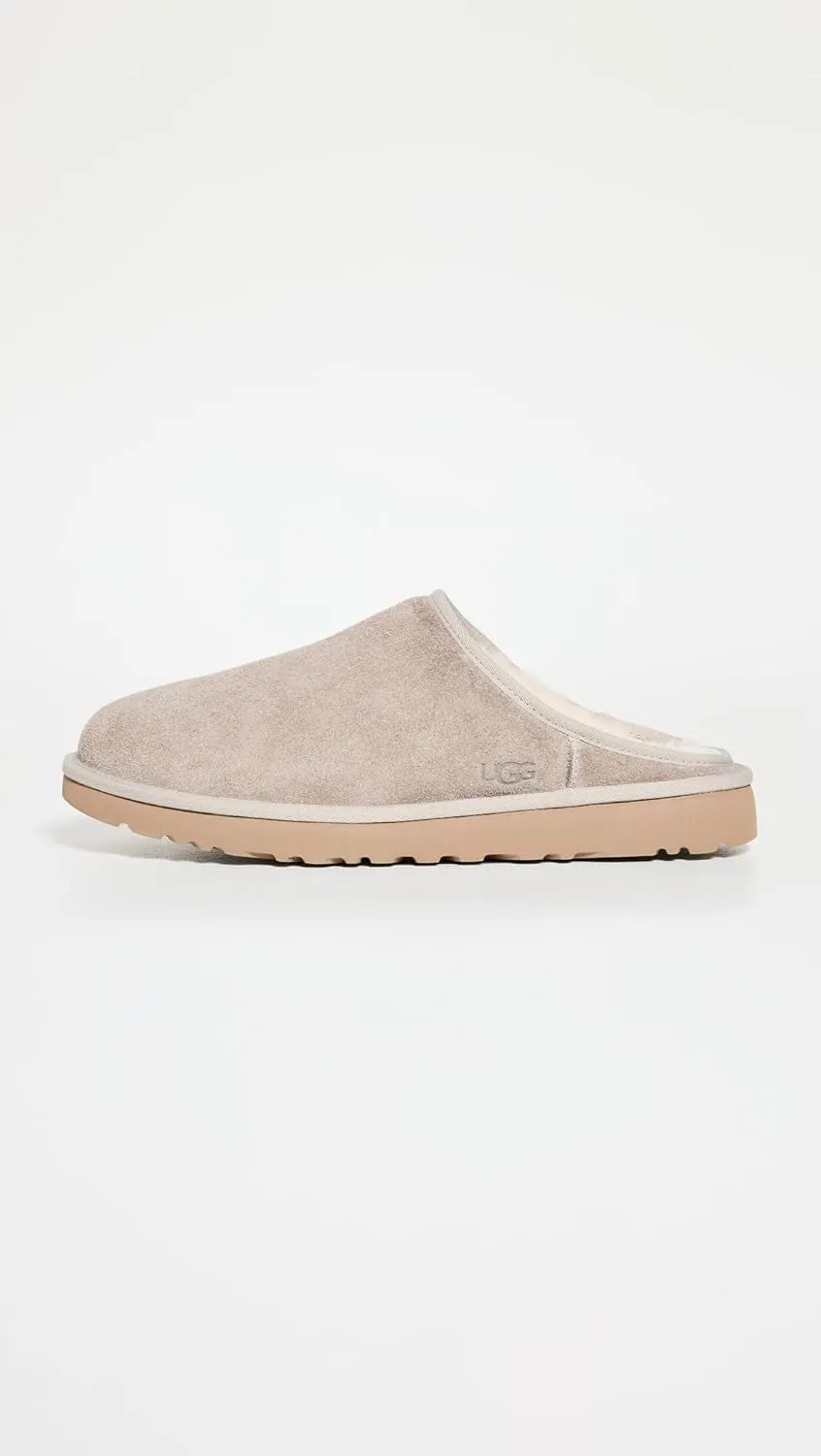 UGG Men's Classic Slip On Shaggy Suede Slipper