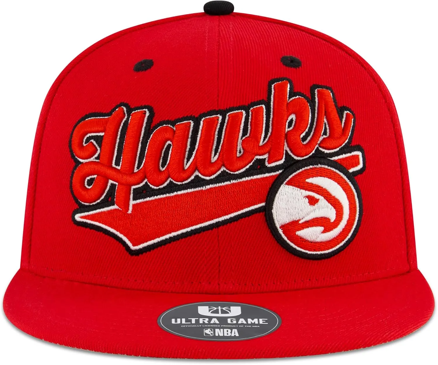 Ultra Game Youth NBA Official 8-20 Snap Back 3D Embroidered Team Logo Baseball Cap Hat