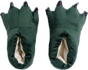 Unisex Cozy Flannel House Monster Slippers Halloween Animal Costume Paw Claw Shoes