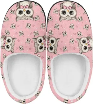 Unisex Kids Cute Cotton Slipper Winter Slipper Cozy Warm Plush Slipper Indoor Shoes Non-Slip Fleece Slipper US 9-15