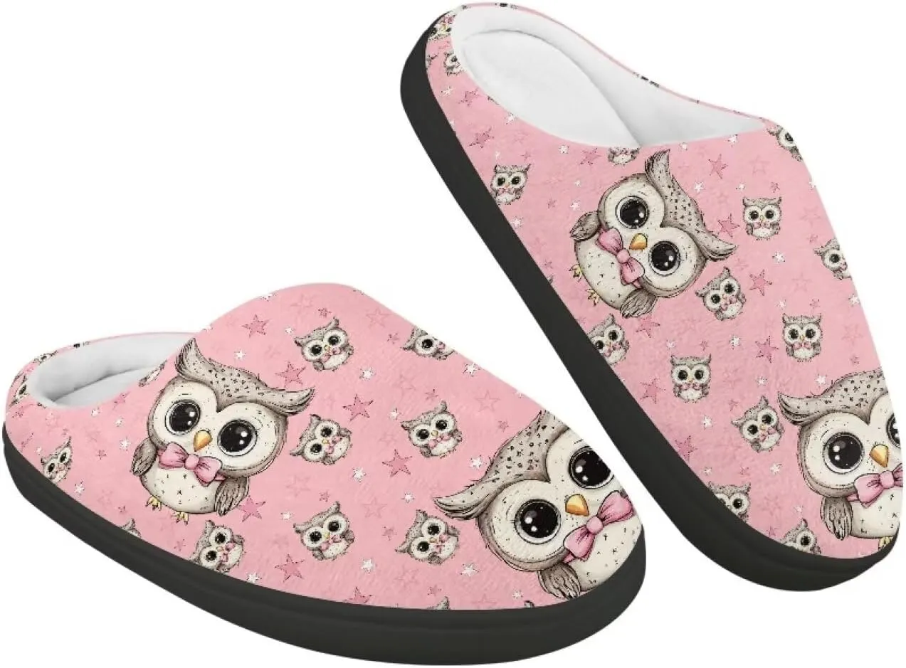 Unisex Kids Cute Cotton Slipper Winter Slipper Cozy Warm Plush Slipper Indoor Shoes Non-Slip Fleece Slipper US 9-15