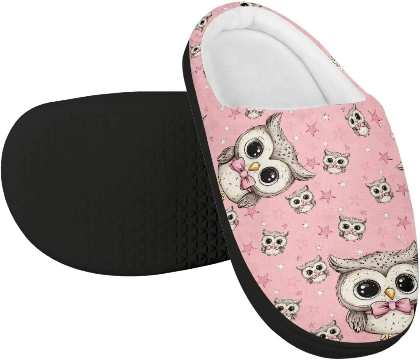 Unisex Kids Cute Cotton Slipper Winter Slipper Cozy Warm Plush Slipper Indoor Shoes Non-Slip Fleece Slipper US 9-15