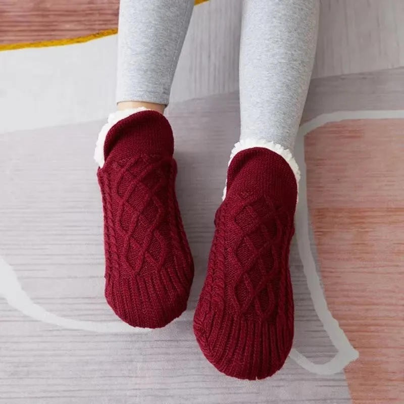 Unisex Slipper Socks Winter Warm Short Cotton
