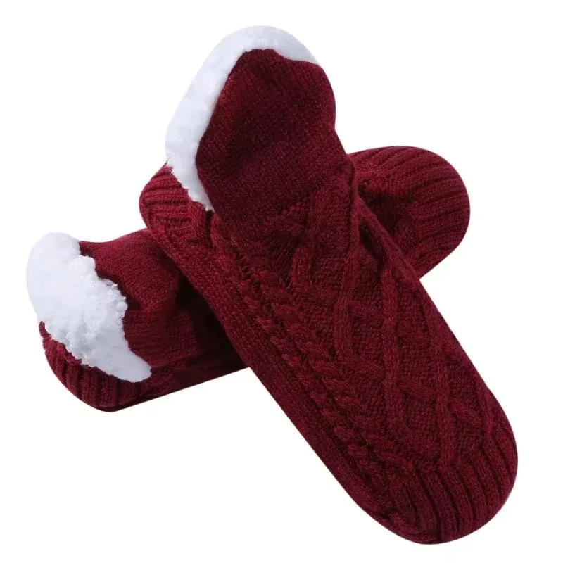 Unisex Slipper Socks Winter Warm Short Cotton