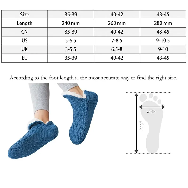 Unisex Slipper Socks Winter Warm Short Cotton