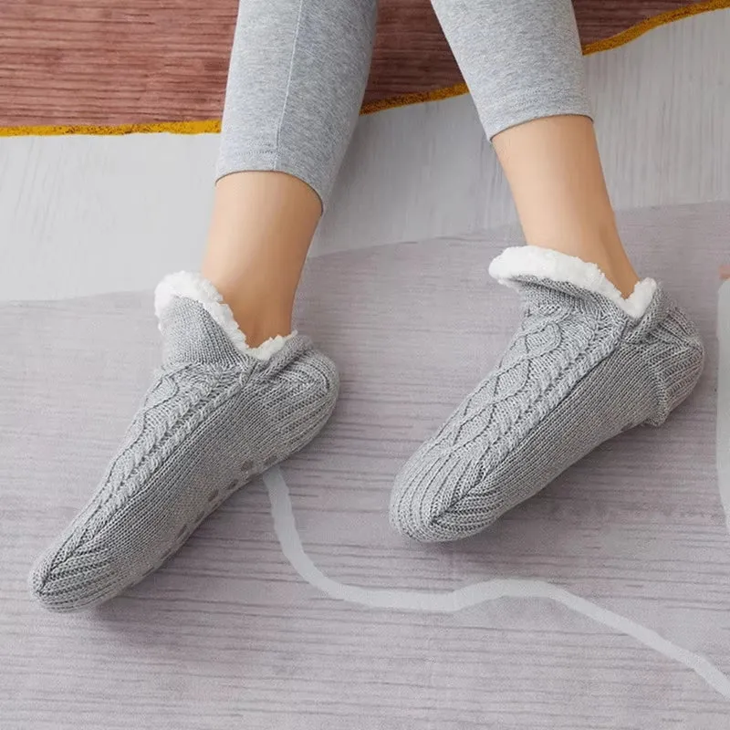 Unisex Slipper Socks Winter Warm Short Cotton