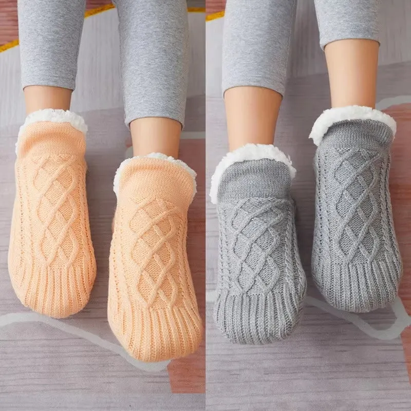 Unisex Slipper Socks Winter Warm Short Cotton