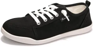 Vanessa Women's Slip On Canvas Sneakers Low Top Casual Shoes Comfort Fashion Sneaker Classic Flats Breathable Walking Shoes