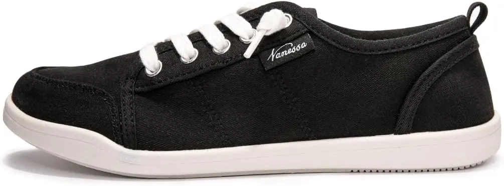 Vanessa Women's Slip On Canvas Sneakers Low Top Casual Shoes Comfort Fashion Sneaker Classic Flats Breathable Walking Shoes