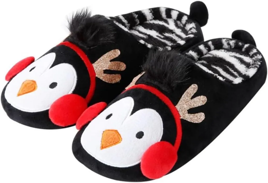 VANZACK 1 Pair Warm Winter Slippers for Adults Floor Shoes Sweat Absorbing Breathable Comfortable Indoor Use for Home Casual Occasions