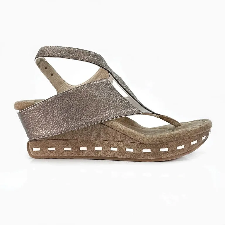 Venitia 2 - Off White flips to Pewter