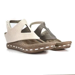 Venitia 2 - Off White flips to Pewter