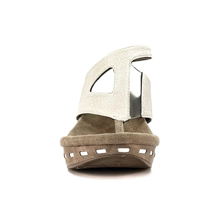 Venitia 2 - Off White flips to Pewter
