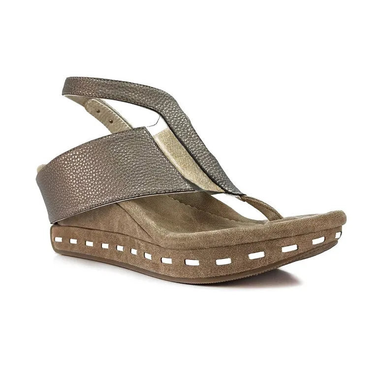 Venitia 2 - Off White flips to Pewter