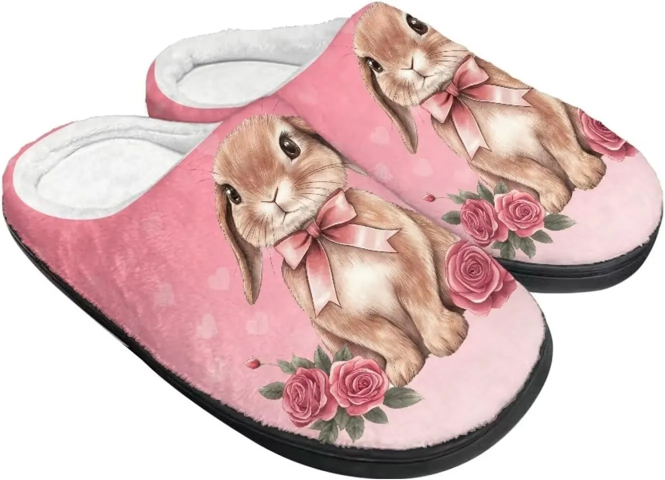 Veniyate House Slippers for Women Size 5.5-12 Anti-slip Winter Warm Sandals