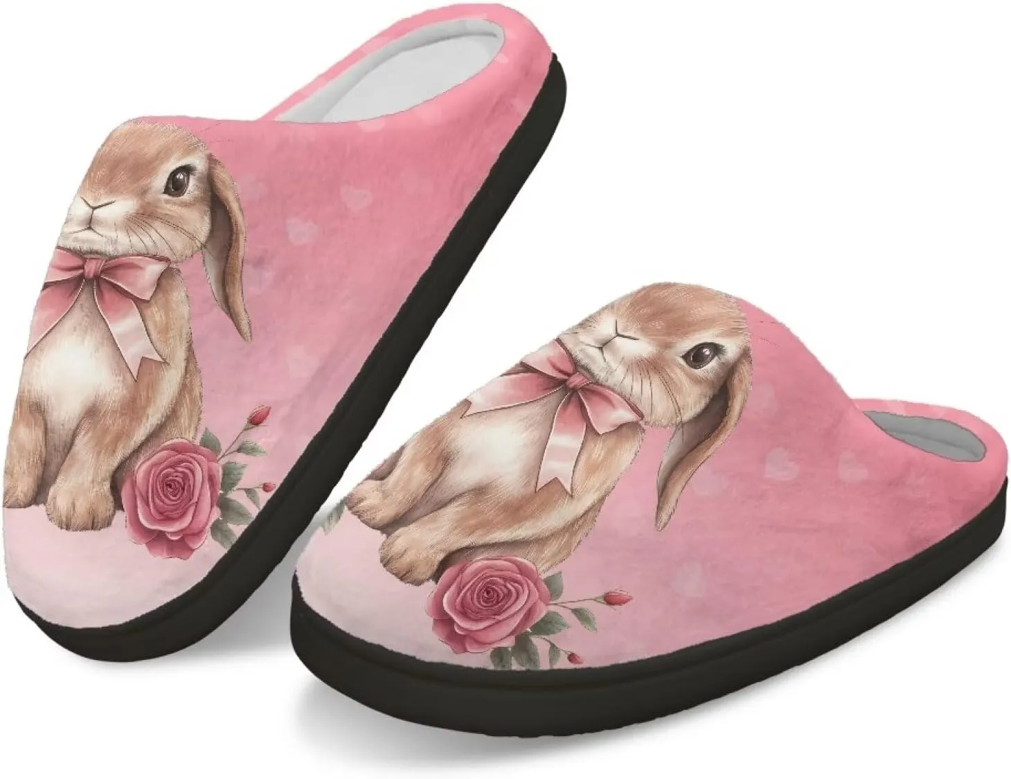 Veniyate House Slippers for Women Size 5.5-12 Anti-slip Winter Warm Sandals