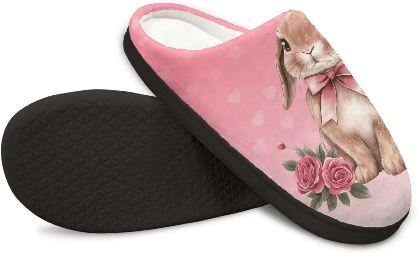 Veniyate House Slippers for Women Size 5.5-12 Anti-slip Winter Warm Sandals