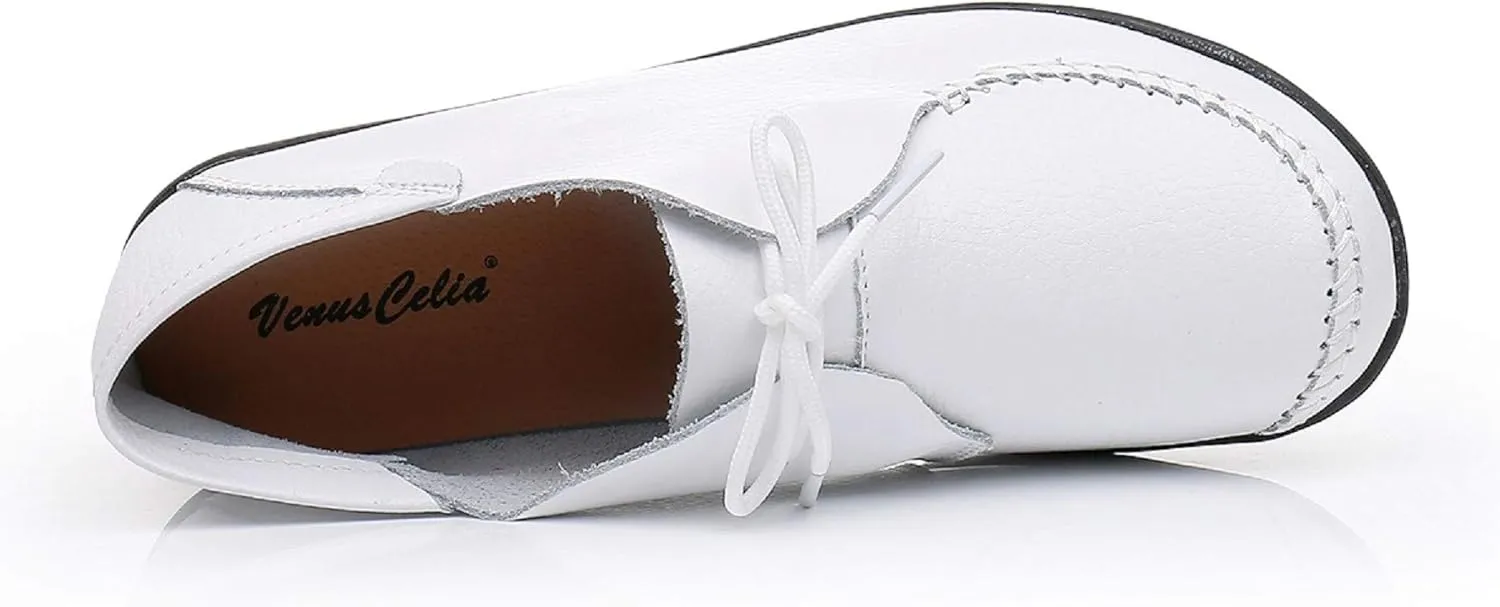 VenusCelia Women's Breathable Comfort Walking Office Flat Loafer