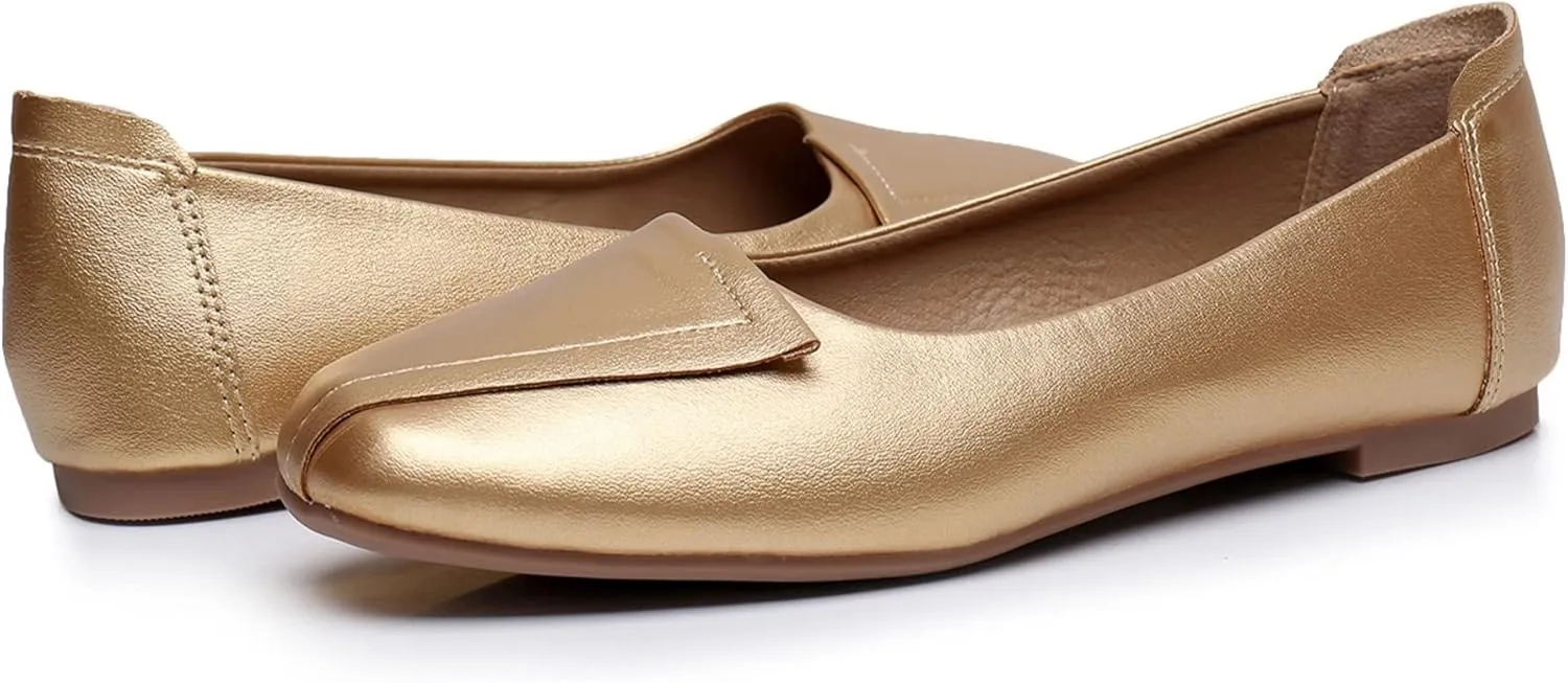 VenusCelia Women's Plain Dance Flat Shoe