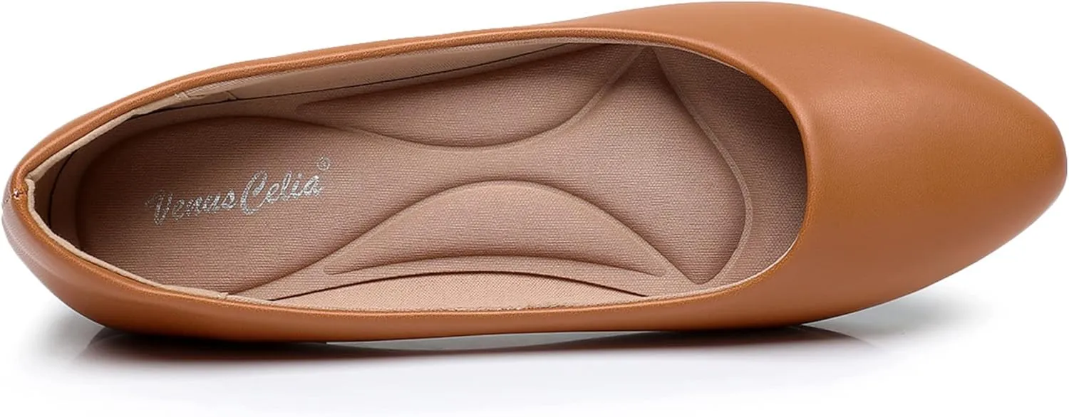 VenusCelia Women's Snug2 Flat Shoe