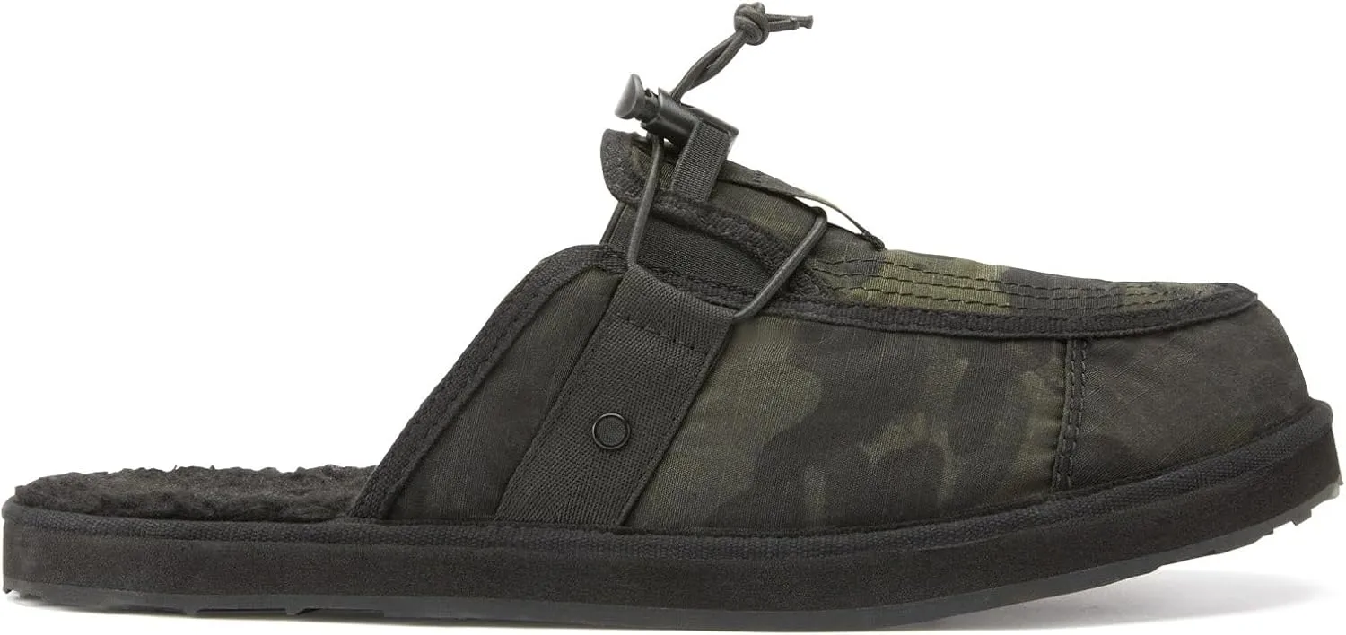 VIKTOS Men's Trenchfoot Warm Comfortable Indoor/Outdoor Lightweight Sherpa Fleece Lined Tactical Slippers | Hi-Rebound EVA Midsole